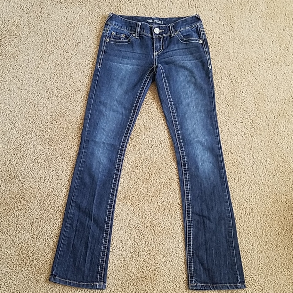 2 for $10 Maurices Straight Jeans Size 0 Regular
